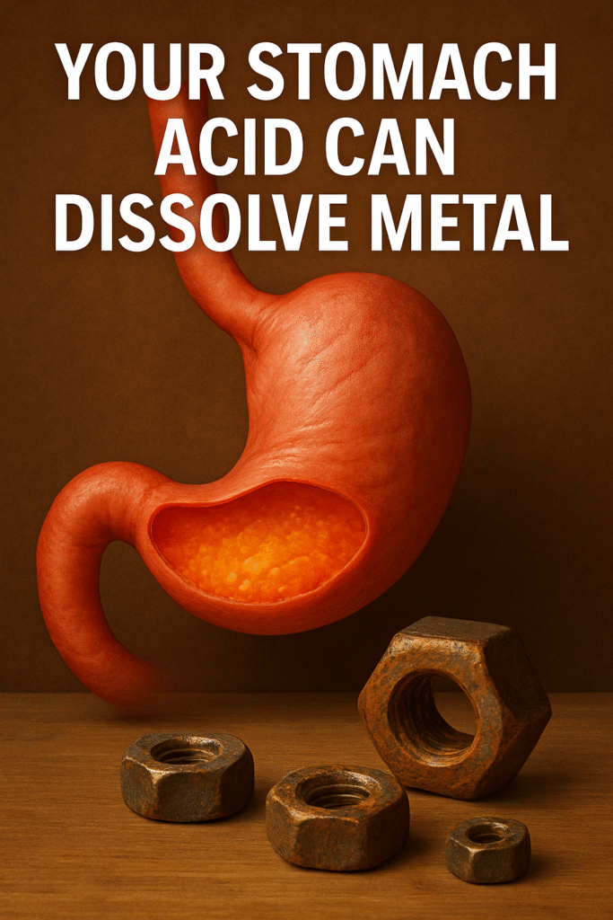 Your Stomach Acid Can Dissolve Metal