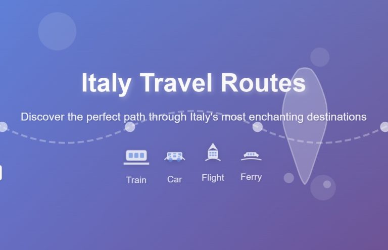 italy travel routes