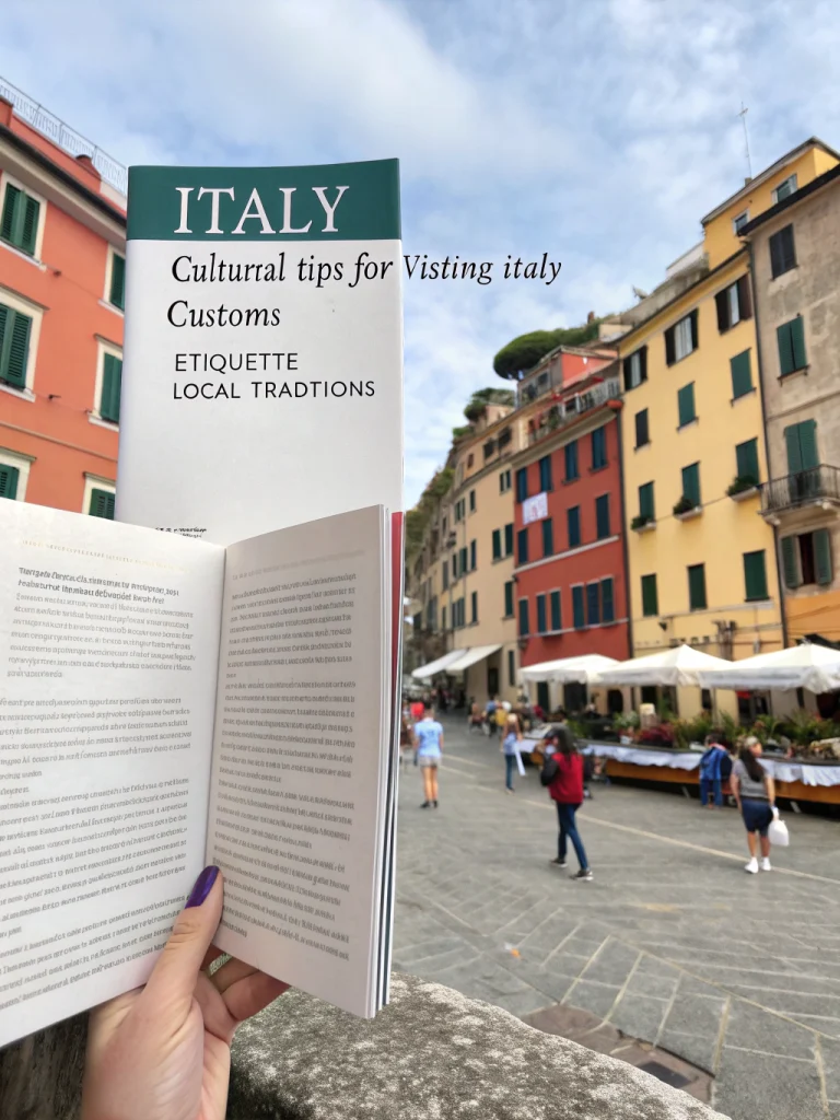 cultural tips for Italy