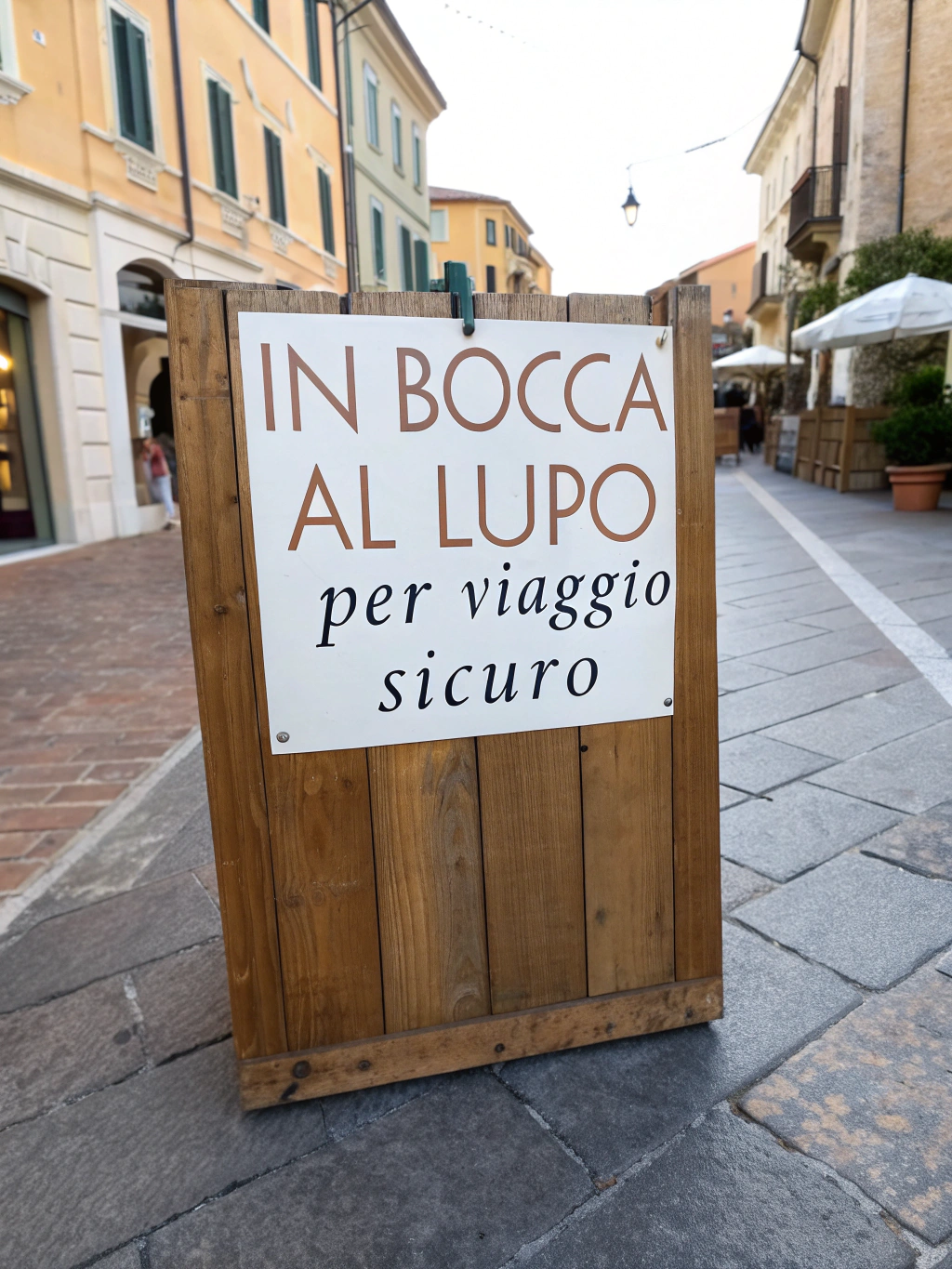 italian for safe travels