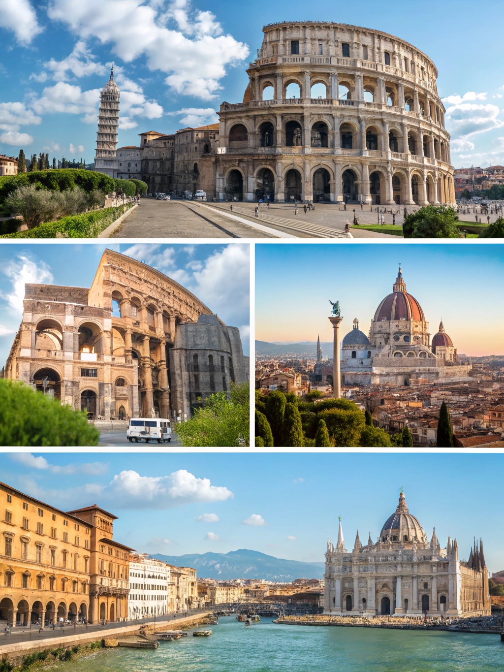 Scenic view of hidden Italian cities